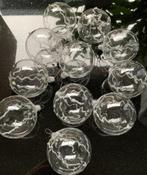 Transparant glazen kerstballen, Ophalen of Verzenden, Gebruikt