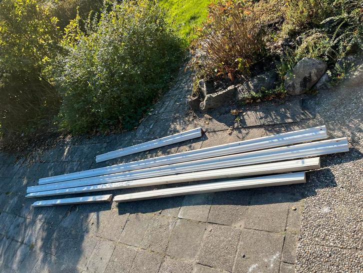 Grenen Sierlijsten - Monumentaal, Doe-het-zelf en Verbouw, Hout en Planken, Gebruikt, Overige typen, Grenen, 300 cm of meer, 25 tot 50 mm