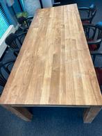 Teakhouten tafel 240x99, Gebruikt, Teakhout, 200 cm of meer, Rechthoekig