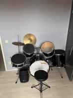 Zwart drumstel impact, Muziek en Instrumenten, Drumstellen en Slagwerk, Ophalen of Verzenden, Gebruikt, Overige merken