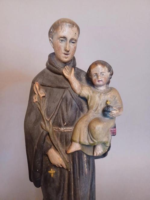 heilige beeld van Antonius van Padua, Antiek en Kunst, Antiek | Religie, Ophalen of Verzenden