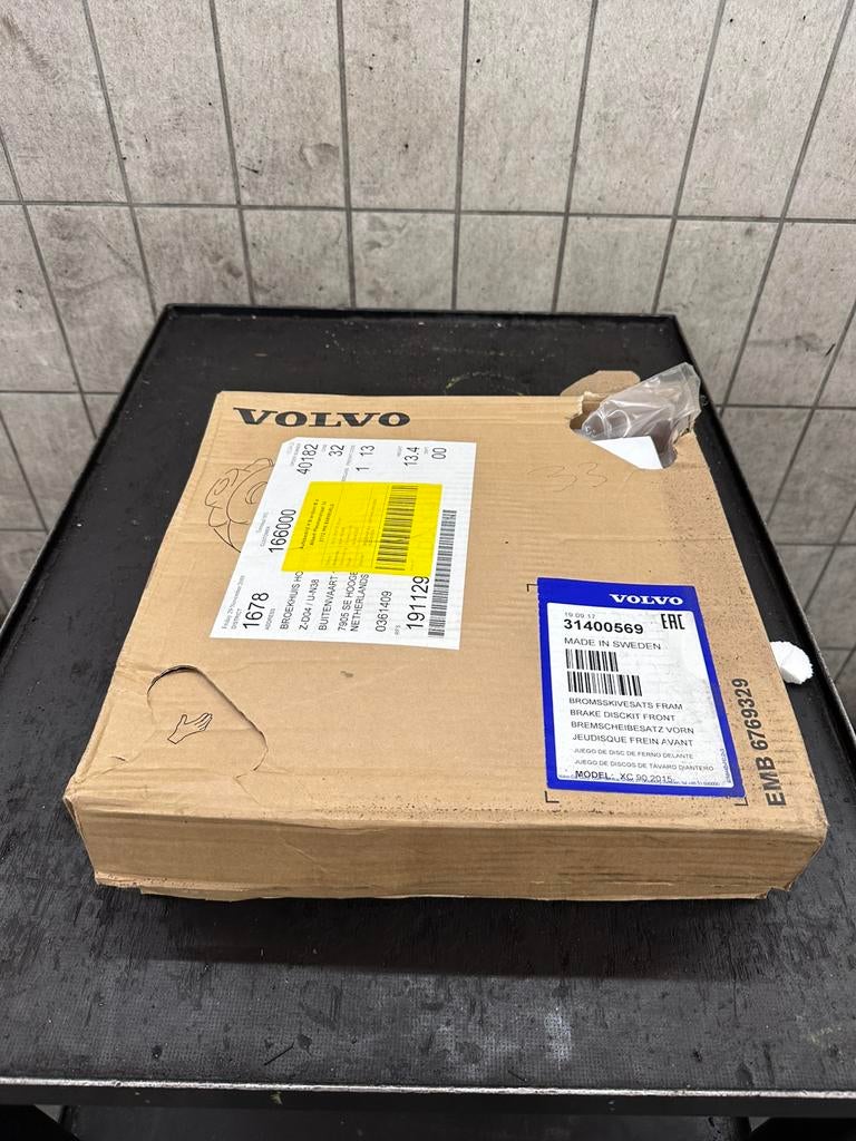 31400569 Nieuwe schijfset Volvo XC60/XC90 19 inch voorzijde, Ophalen, Nieuw, Volvo