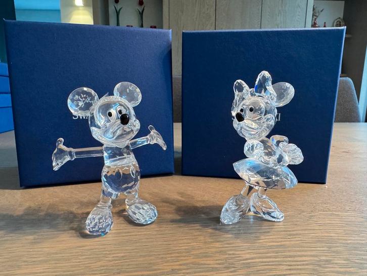 Swarovski Mickey & Minnie Mouse - Set, Verzamelen, Swarovski, Zo goed als nieuw, Figuurtje, Ophalen of Verzenden