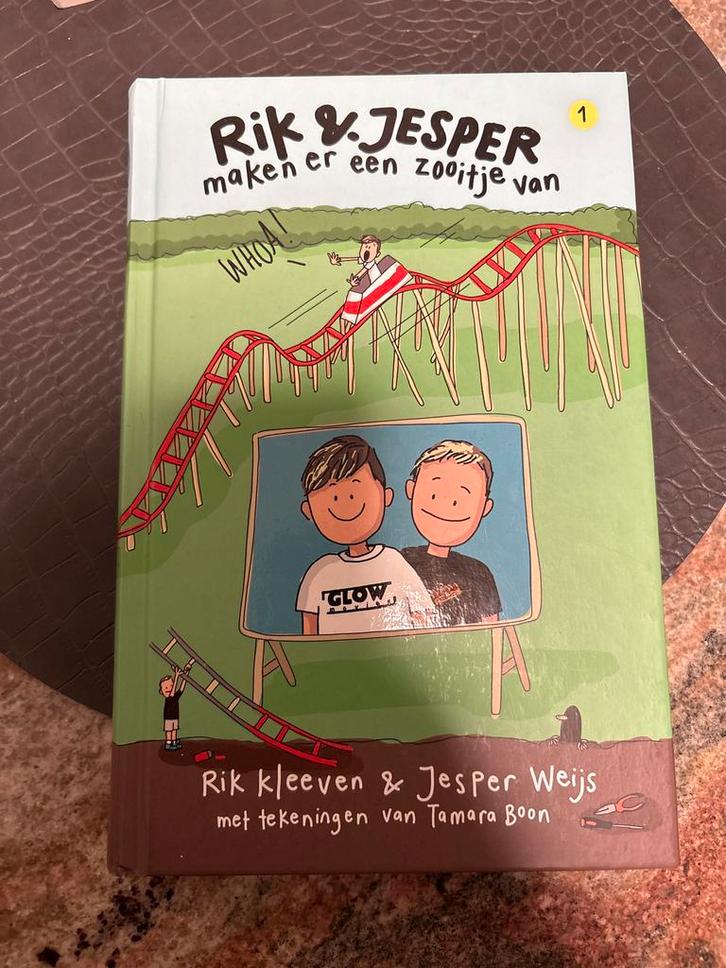 Rik en Jesper maken er een zootje van, Boeken, Kinderboeken | Jeugd | onder 10 jaar, Zo goed als nieuw, Fictie algemeen, Ophalen of Verzenden