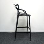 Kartell Masters Design Barkrukken | Zwart | Zithoogte 75 cm, Huis en Inrichting, Barkrukken, Kunststof, 5 krukken of meer, -, -