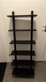 Wandrekje met planken, zwart, Huis en Inrichting, Ophalen, Gebruikt