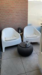 Ikea skarpö tuinstoelen wit, Tuin en Terras, Ophalen of Verzenden, Zo goed als nieuw, Kunststof
