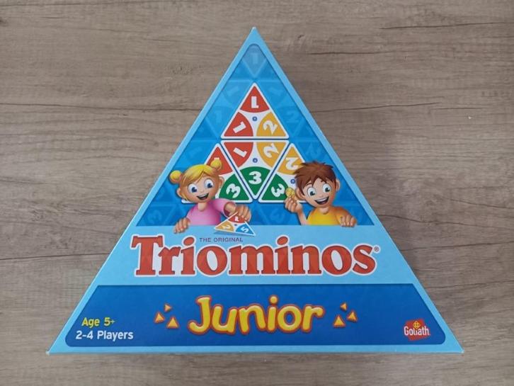 * Triominos Junior *, Hobby en Vrije tijd, Gezelschapsspellen | Overige, Gebruikt, Een of twee spelers, Drie of vier spelers, Verzenden