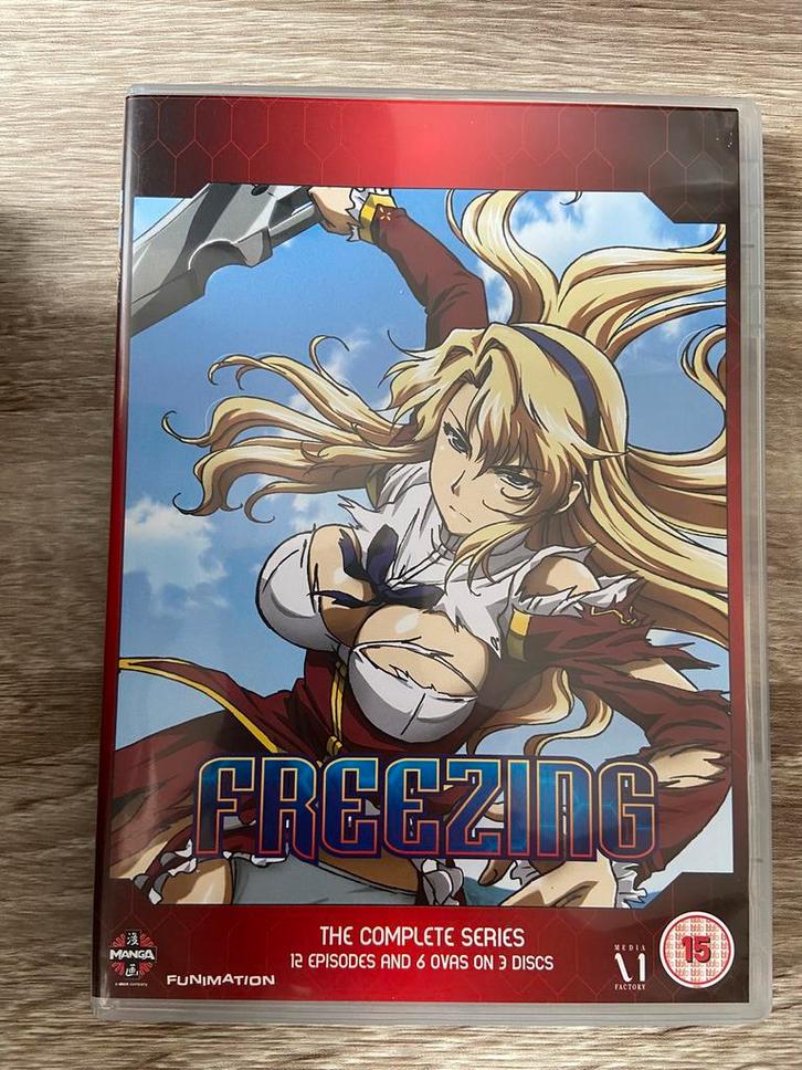 Freezing Anime Compleet!, Cd's en Dvd's, Dvd's | Tekenfilms en Animatie, Zo goed als nieuw, Anime (Japans), Vanaf 12 jaar, Ophalen of Verzenden