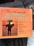 5 cd box met 100 klassieke melodieën, Zo goed als nieuw, Ophalen, Klassiek