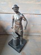 Antieke Bronzen Smid - Ambachtelijk Beeld, Antiek en Kunst, Ophalen of Verzenden