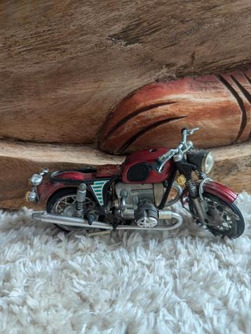 Vintage Miniaturen Motorfiets - Klassieke Rode BMW R-Serie S beschikbaar voor biedingen