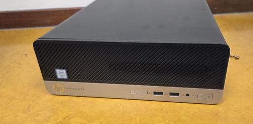 Stille Zeer Nette HP 400 G5 SFF SSD W11 + Lcd 24 Inch, Computers en Software, Desktop Pc's, Refurbished, 4 Ghz of meer, SSD, 8 GB
