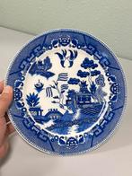 2X antiek Bord 1940 Blue Willow Japan Japans japanese borden, Antiek en Kunst, Ophalen of Verzenden