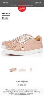 Louboutin Sneakers 36,5/37 - Zo goed als nieuw!, Beige, Ophalen of Verzenden, Sneakers of Gympen, Zo goed als nieuw