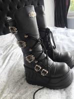 Demonia boots, Ophalen of Verzenden, Zo goed als nieuw, Zwart