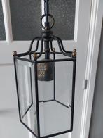 Hanglamp met geslepen glas, Antiek en Kunst, Antiek | Lampen, Ophalen of Verzenden