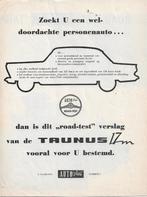 Originele overdruk roadtest Ford TAUNUS 17M, ca. 1960., Gelezen, Ford, Ophalen of Verzenden, Autovisie