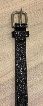 Zwarte glitter riem, Kleding | Dames, Riemen en Ceinturen, Nieuw, H&M, Ophalen of Verzenden, Zwart