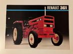 Renault 361 8 pagina’s! Trekker folder tractor brochure, Ophalen of Verzenden, Gelezen