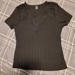 T shirt met kant boordje   Maat M / 38   Shein, Ophalen of Verzenden, Zo goed als nieuw, Maat 38/40 (M), Korte mouw