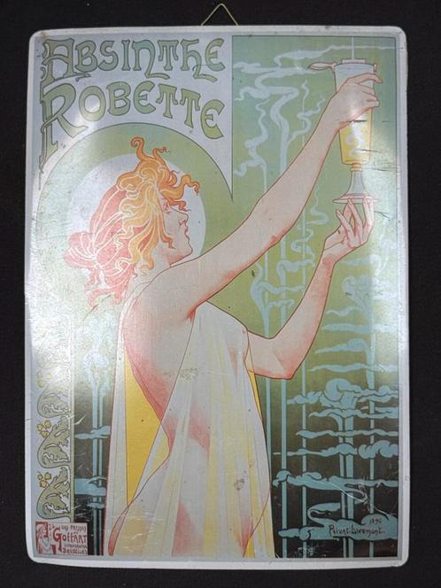 Vintage Reclameborden uit Frankrijk, Antiek en Kunst, Antiek | Emaille, Ophalen of Verzenden