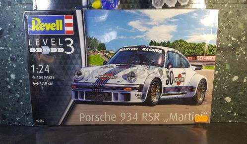 Porsche 934 RSR MARTINI 1:24 Revell, Hobby en Vrije tijd, Modelbouw | Auto's en Voertuigen, Nieuw, Auto, Groter dan 1:32, Revell