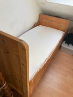 Houten 1 persoons bed (incl. lattenbodem & matras), Huis en Inrichting, Slaapkamer | Bedden, 100 cm, Eenpersoons, 210 cm, Ophalen of Verzenden