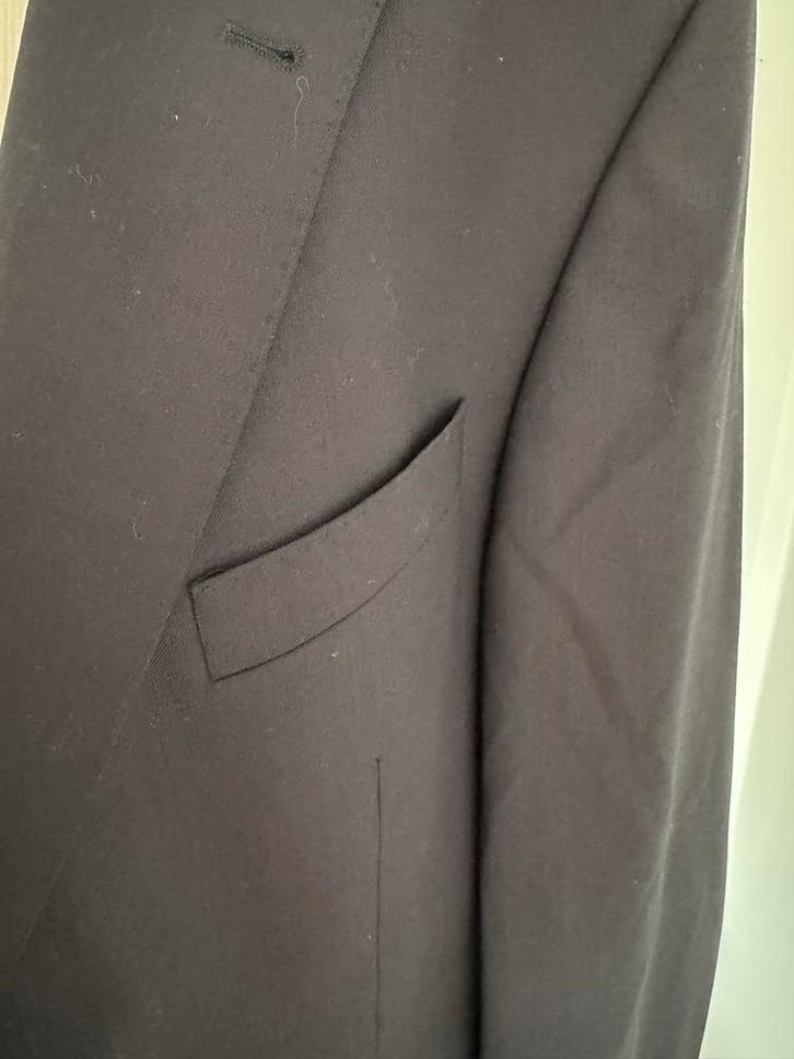 Stijlvolle donkerblauwe/zwarte wollen colbert - maat 56, Kleding | Heren, Kostuums en Colberts, Zo goed als nieuw, Maat 56/58 (XL)