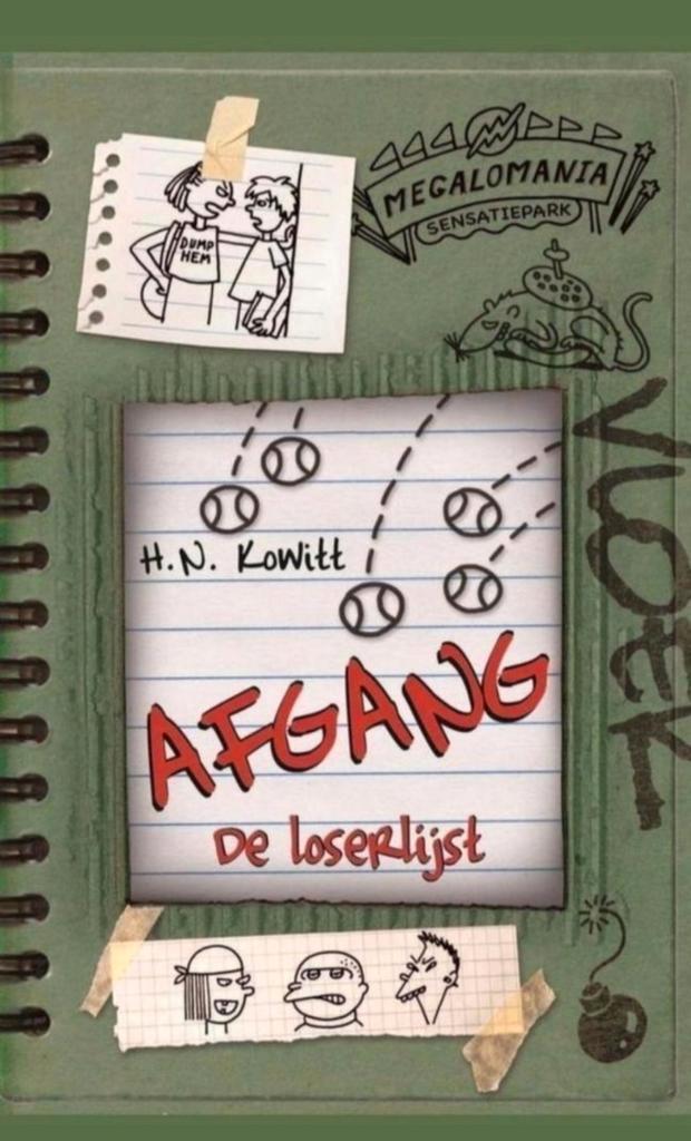 De loserlijst 3 - Afgang - H.N. kowitt, Boeken, Kinderboeken | Jeugd | 10 tot 12 jaar, Zo goed als nieuw, Verzenden