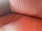 Leolux Flint 2,5-zits bank - Senso leder terracotta, Ophalen, Gebruikt, Driepersoons, 200 tot 250 cm