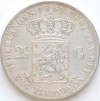 XntriQ-Coins - zilveren 2½ Gulden 1859 Willem III, Koning Willem III, Zilver, Ophalen of Verzenden, Losse munt