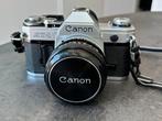 Canon AT 1 analoge camera met FD 50mm 1.8 SC, Ophalen of Verzenden, Gebruikt, Spiegelreflex, Canon