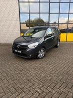 Dacia Lodgy 1.3 TCe Essential 7p, Stoel verwarming, Navi, Auto's, Stof, Gebruikt, Zwart, 7 stoelen
