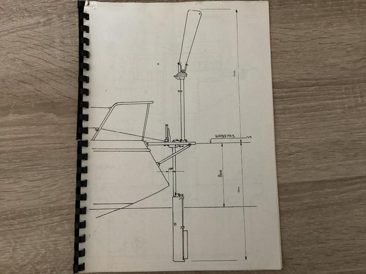 Bouwtekening voor windvaan, Watersport en Boten, Bootonderdelen, Gebruikt, Overige typen, Zeilboot, Ophalen of Verzenden