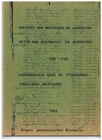 Akten van indemniteit en readmissie Naaldwijk 1693 - 1798 B5, Ophalen of Verzenden, Gelezen, Overige onderwerpen