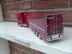 WSI  Daf  XG+  4 x 2 + Box  Trailer  Daf  Trucks., Hobby en Vrije tijd, Modelauto's | 1:50, Ophalen of Verzenden, Nieuw, Bus of Vrachtwagen