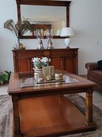 Kersenhouten Salontafel, Klassiek, Ophalen of Verzenden, Minder dan 50 cm, Rechthoekig