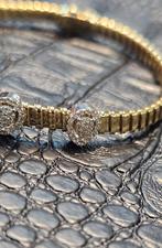 Prachtige 14karaat Italiaanse model flexibel armband, Sieraden, Tassen en Uiterlijk, Ophalen of Verzenden, Nieuw, Goud, Goud