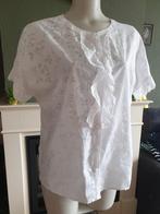 Fransa shine through blouse met kant 36 S wit Gratis verzend, Verzenden, Fransa, Wit, Zo goed als nieuw