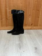 Diba zwarte suede laarzen, maat 37, Hoge laarzen, Zwart, Ophalen of Verzenden, Gedragen