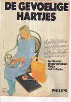 Retro reclame 1977 Philips grammofoon electrofoon, Overige typen, Ophalen of Verzenden