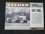 Tractor folder Eicher 4048, Ophalen of Verzenden, Zo goed als nieuw