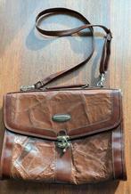 Vintage leren Marc Chantal tas, Sieraden, Tassen en Uiterlijk, Overige merken, Gebruikt, Bruin, Ophalen of Verzenden