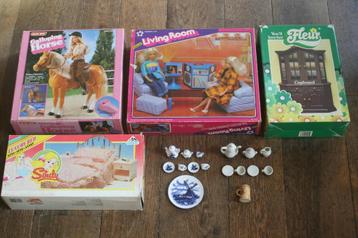 Lot Sindy – Fleur - Blue box – Barbie meubels poppenhuis beschikbaar voor biedingen