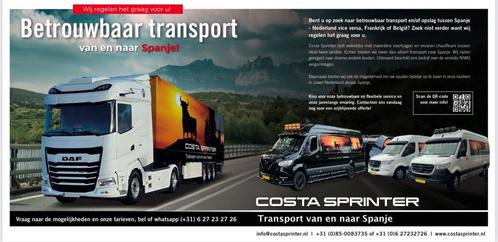 Verhuizing Nederland België Spanje Frankrijk transport, Diensten en Vakmensen, Verhuizers en Opslag, Bedrijfsverhuizingen, Opslag
