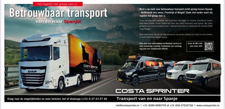 Verhuizing Nederland België Spanje Frankrijk transport, Diensten en Vakmensen, Verhuizers en Opslag, Bedrijfsverhuizingen, Opslag