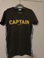 Groen T-shirt met 'Captain Ballin' print - Maat M, Ophalen of Verzenden, Zo goed als nieuw, Maat 48/50 (M), Groen