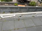 Zonnescherm 375cm . Uitval 1,5m, Ophalen, Gebruikt, 250 cm tot 450 cm, Knikarmscherm