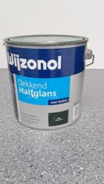 NIEUW Wijzonol dekkend halfglans Woudgroen / 2,5 Lt, Doe-het-zelf en Verbouw, Verf, Beits en Lak, Nieuw, Ophalen of Verzenden